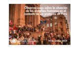 خرید و دانلود نسخه کامل کتاب Observaciones sobre la situación de los derechos humanos en el contexto de las protestas en Perú