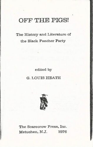 خرید و دانلود نسخه کامل کتاب Off the Pigs! The History and Literature of the Black Panther Party_68e451e564db9.jpeg خرید و دانلود نسخه کامل کتاب Off the Pigs! The History and Literature of the Black Panther Party
