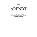 خرید و دانلود نسخه کامل کتاب On Arendt (Wadsworth Philosophers Series)
