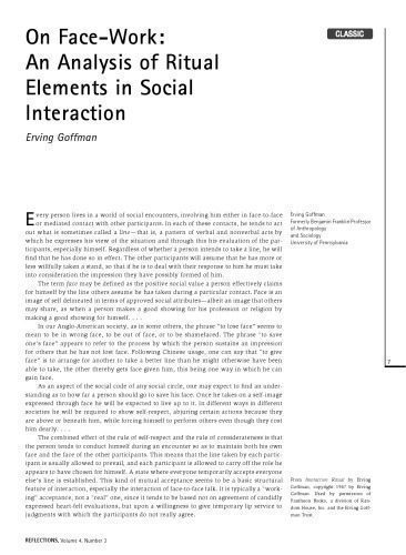 خرید و دانلود نسخه کامل کتاب On Face-Work: An Analysis of Ritual Elements in Social Interaction_68f96861480fa.jpeg خرید و دانلود نسخه کامل کتاب On Face-Work: An Analysis of Ritual Elements in Social Interaction