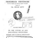خرید و دانلود نسخه کامل کتاب On the Future of Our Educational Institutions. Homer and Classical Philology