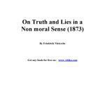 خرید و دانلود نسخه کامل کتاب On Truth And Lies In A Non Moral Sense