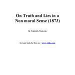 خرید و دانلود نسخه کامل کتاب On Truth And Lies In A Non Moral Sense