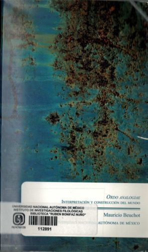 خرید و دانلود نسخه کامل کتاب Ordo Analogiae: Interpretación y construcción del mundo_68ff4e9404a55.jpeg خرید و دانلود نسخه کامل کتاب Ordo Analogiae: Interpretación y construcción del mundo