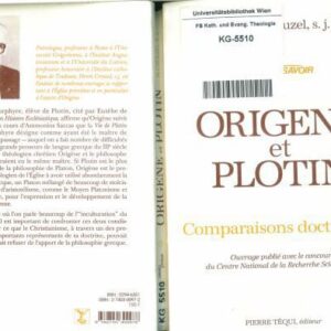 خرید و دانلود نسخه کامل کتاب Origène et Plotin – Comparaisons doctrinales