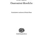 خرید و دانلود نسخه کامل کتاب Osservazioni filosofiche