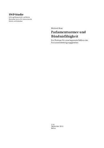خرید و دانلود نسخه کامل کتاب Parlamentsarmee und Bündnisfähigkeit : Ein Plädoyer für eine begrenzte Reform des Parlamentsbeteiligungsgesetzes_68e7bd74e6136.jpeg خرید و دانلود نسخه کامل کتاب Parlamentsarmee und Bündnisfähigkeit : Ein Plädoyer für eine begrenzte Reform des Parlamentsbeteiligungsgesetzes