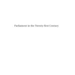 خرید و دانلود نسخه کامل کتاب Parliament in the twenty-first century : institutional reform and emerging roles