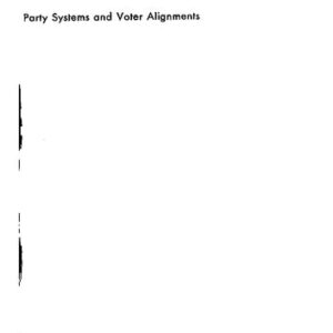 خرید و دانلود نسخه کامل کتاب Party Systems and Voter Alignments: Cross-national Perspectives