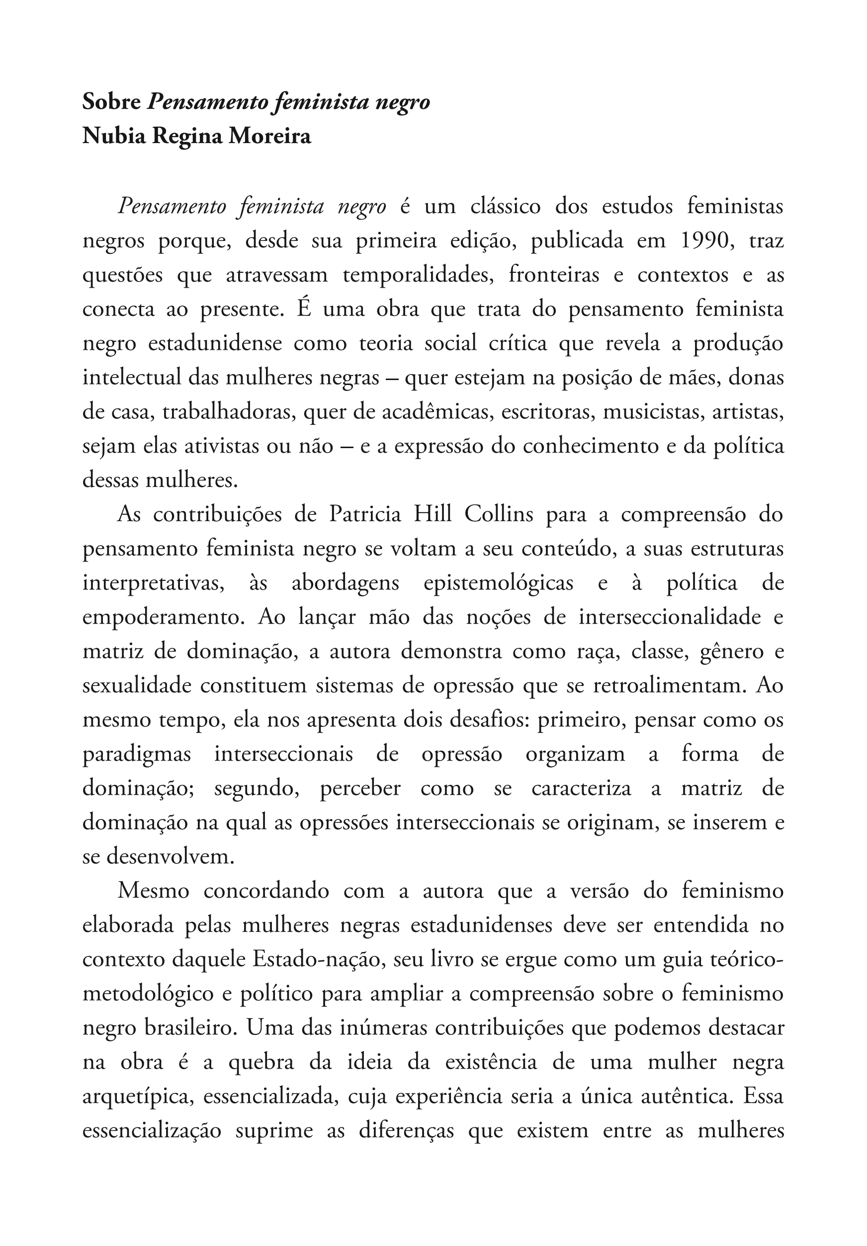 خرید و دانلود نسخه کامل کتاب Pensamento feminista negro: conhecimento, consciência e a política do empoderamento_68e3940e3e0e3.png خرید و دانلود نسخه کامل کتاب Pensamento feminista negro: conhecimento, consciência e a política do empoderamento