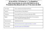 خرید و دانلود نسخه کامل کتاب Periodismo digital. Análisis del tratamiento informativo de los diarios “El Comercio” y “La República” sobre las protestas en contra del Gobierno de la Presidenta Dina Boluarte del 4 al 19 de enero de 2023