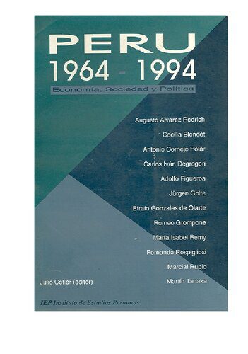 خرید و دانلود نسخه کامل کتاب Perú 1964-1994. Economía, sociedad y política_68f926377f95e.jpeg خرید و دانلود نسخه کامل کتاب Perú 1964-1994. Economía, sociedad y política