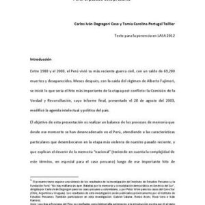 خرید و دانلود نسخه کامل کتاب Perú: el pasado está presente