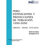 خرید و دانلود نسخه کامل کتاب Perú: Estimaciones y proyecciones de población, 1950-2050. Urbana – rural 1970 – 2025