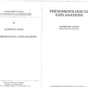 خرید و دانلود نسخه کامل کتاب Phenomenological Explanations