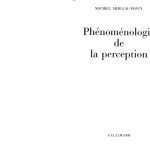 خرید و دانلود نسخه کامل کتاب Phenomenologie de la perception