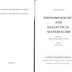 خرید و دانلود نسخه کامل کتاب Phenomenology and Dialectical Materialism