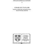 خرید و دانلود نسخه کامل کتاب Philosophical Papers: Volume 2, Philosophy and the Human Sciences (Pt. 2)