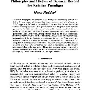 خرید و دانلود نسخه کامل کتاب Philosophy and history of science: Beyond the Kuhnian paradigm