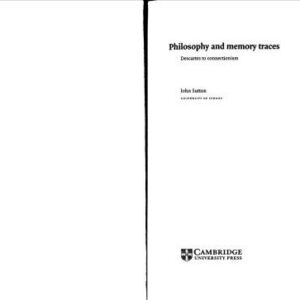 خرید و دانلود نسخه کامل کتاب Philosophy and Memory Traces: Descartes to Connectionism