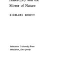 خرید و دانلود نسخه کامل کتاب Philosophy and the mirror of nature