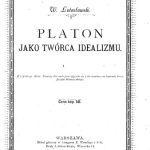 خرید و دانلود نسخه کامل کتاب Platon jako twórca idealizmu