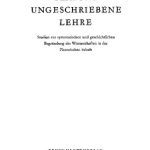 خرید و دانلود نسخه کامل کتاب Platons ungeschriebene Lehre: Studien zur systematischen und geschichtlichen Begründung der Wissenschaften in der Platonischen Schule