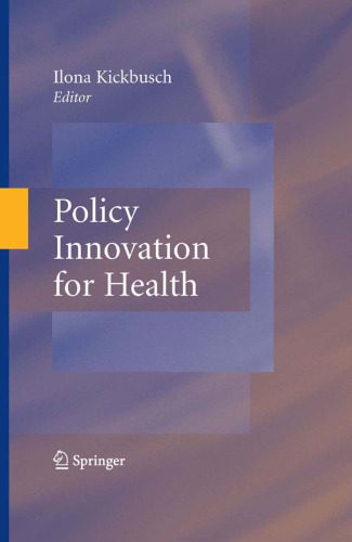خرید و دانلود نسخه کامل کتاب Policy Innovation for Health_68ea880129088.jpeg خرید و دانلود نسخه کامل کتاب Policy Innovation for Health