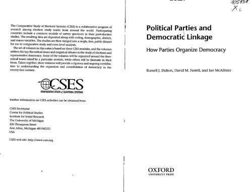 خرید و دانلود نسخه کامل کتاب Political Parties and Democratic Linkage: How Parties Organize Democracy_68e971fd54db7.jpeg خرید و دانلود نسخه کامل کتاب Political Parties and Democratic Linkage: How Parties Organize Democracy