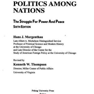 خرید و دانلود نسخه کامل کتاب Politics among nations : the struggle for power and peace