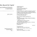 خرید و دانلود نسخه کامل کتاب Politics Beyond the Capital: The Design of Subnational Institutions in South America