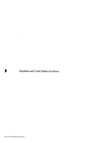 خرید و دانلود نسخه کامل کتاب Populism and Crisis Politics in Greece_68ea9cb73b024.jpeg خرید و دانلود نسخه کامل کتاب Populism and Crisis Politics in Greece