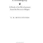 خرید و دانلود نسخه کامل کتاب Post-Hellenistic Philosophy: A Study in Its Development from the Stoics to Origen