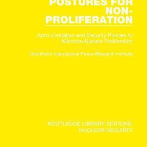 خرید و دانلود نسخه کامل کتاب Postures for Non-Proliferation: Arms Limitation and Security Policies to Minimize Nuclear Proliferation