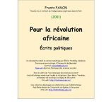 خرید و دانلود نسخه کامل کتاب Pour la révolution africaine: Écrits politiques