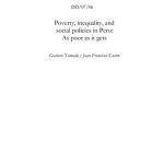 خرید و دانلود نسخه کامل کتاب Poverty, inequality, and social policies in Peru: As poor as it gets