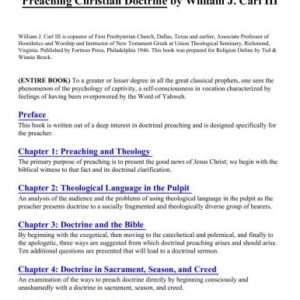 خرید و دانلود نسخه کامل کتاب Preaching Christian Doctrine