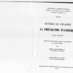 خرید و دانلود نسخه کامل کتاب Préparation évangélique, Livres XII-XIII