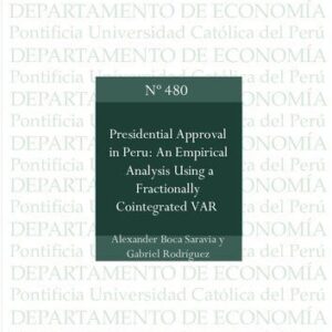 خرید و دانلود نسخه کامل کتاب Presidential Approval in Peru: An Empirical Analysis Using a Fractionally Cointegrated VAR