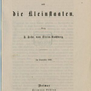 خرید و دانلود نسخه کامل کتاب Preußens Politik und die Kleinstaaten