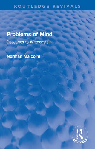 خرید و دانلود نسخه کامل کتاب Problems of Mind: Descartes to Wittgenstein_68ff02c3503ed.jpeg خرید و دانلود نسخه کامل کتاب Problems of Mind: Descartes to Wittgenstein
