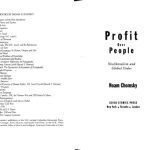 خرید و دانلود نسخه کامل کتاب Profit over people: neoliberalism and the global order