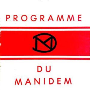 خرید و دانلود نسخه کامل کتاب Programme general du MANIDEM pour la transition au socialisme (PGTS)