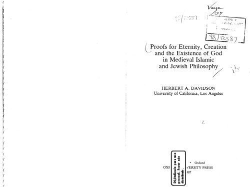 خرید و دانلود نسخه کامل کتاب Proofs for Eternity, Creation and the Existence of God in Medieval Islamic and Jewish Philosophy_68e1ef2048a0a.jpeg خرید و دانلود نسخه کامل کتاب Proofs for Eternity, Creation and the Existence of God in Medieval Islamic and Jewish Philosophy