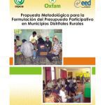خرید و دانلود نسخه کامل کتاب Propuesta Metodológica Para la Formulación del Presupuesto Participativo en Municipios Distritales Rurales