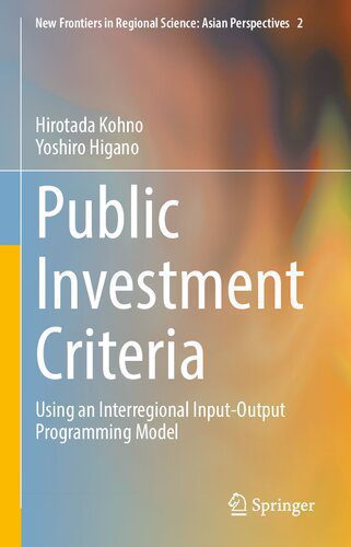 خرید و دانلود نسخه کامل کتاب Public Investment Criteria: Using an Interregional Input-Output Programming Model_68e8cf9c14c5f.jpeg خرید و دانلود نسخه کامل کتاب Public Investment Criteria: Using an Interregional Input-Output Programming Model