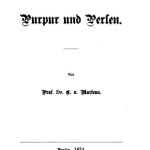 خرید و دانلود نسخه کامل کتاب Purpur und Perlen