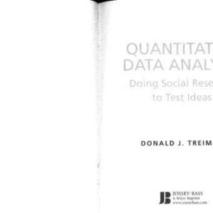 خرید و دانلود نسخه کامل کتاب Quantitative Data Analysis: Doing Social Research to Test Ideas