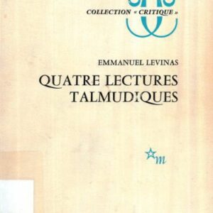 خرید و دانلود نسخه کامل کتاب Quatre lectures talmudiques