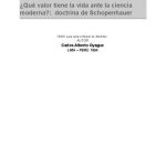 خرید و دانلود نسخه کامل کتاب ¿Qué valor tiene la vida ante la ciencia moderna? doctrina de Schopenhauer